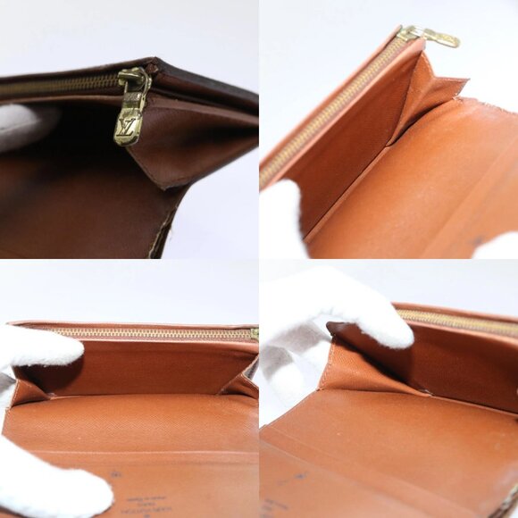 LOUIS VUITTON Monogram Porte Monnaie Billets Tresor Wallet M61730 LV Auth 52273 - Picture 14 of 15